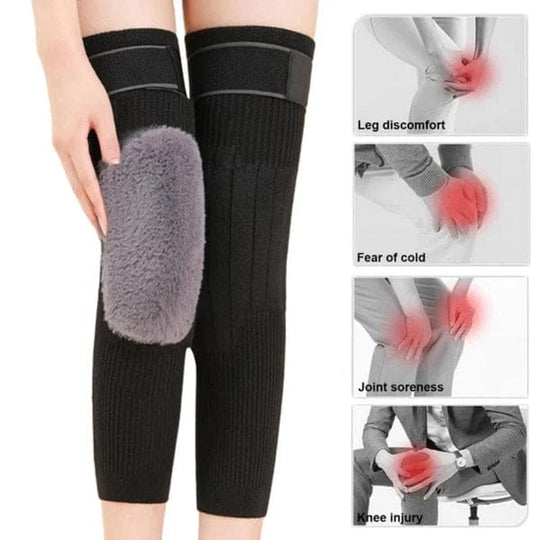 Adjustable Cashmere Wool Knee Warmers