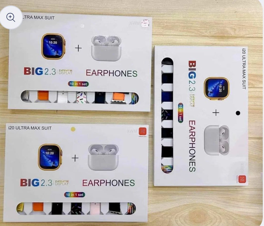 I20 Ultra Max Smart Watch With Airpords