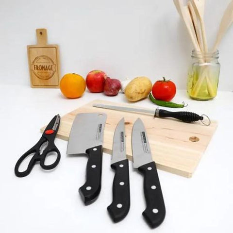 Premium 5-Piece Kitchen Knife Set 🔪 (FREE HOME DELIVERY)