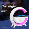 Shaped Wireless Charger Bluetooth Speaker Colorful Atmosphere Lamp