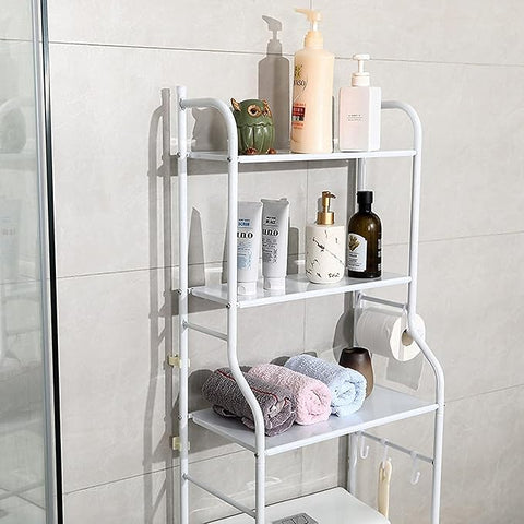 (Free Home Delivery) 3-Tier Over Toilet Storage Rack