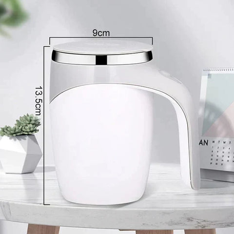 Stainless Steel Mixing Cup, Automatic Magnetic self Stirring Coffee Mug
